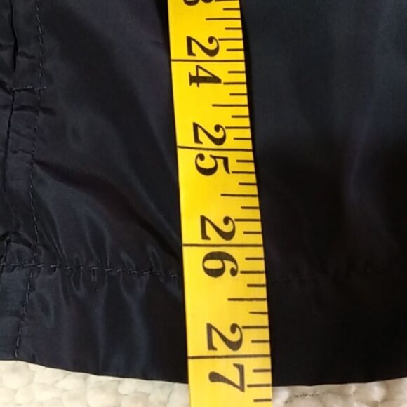 Charlotte Russe Navy Blue Lightweight Anorak Jacket Drawstring Waist Size S - Picture 13 of 16